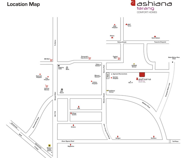 tarang phase iv b Location Plan
