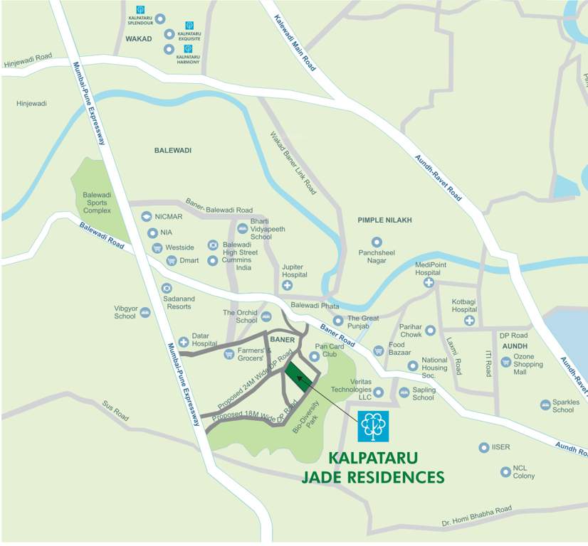  jade residences h Location Plan