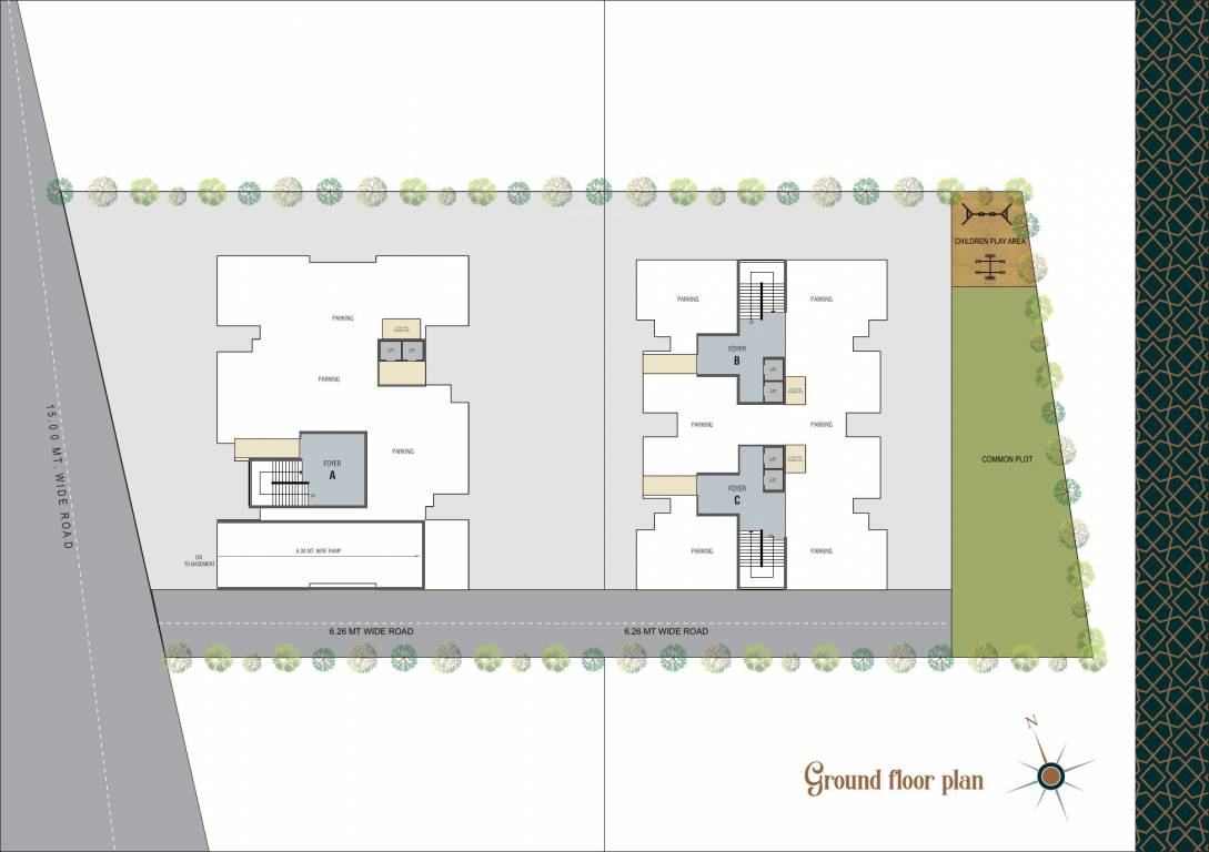  dharm skylink Block A Cluster Plan