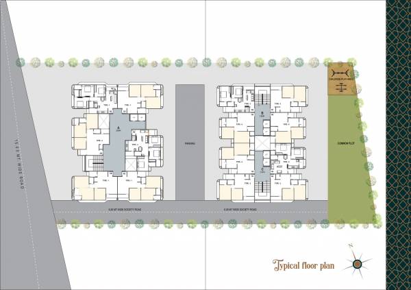  dharm-skylink Block A Cluster Plan