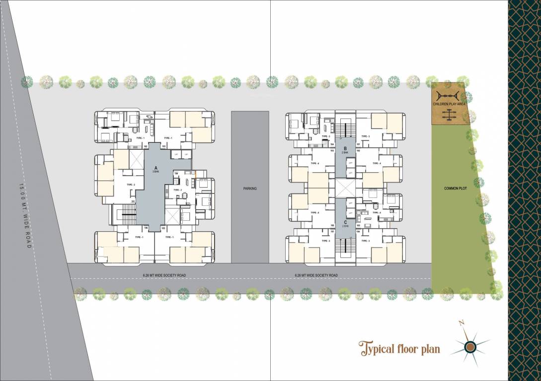 dharm skylink Block A Cluster Plan