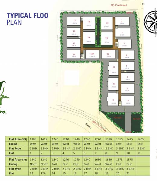  elite Elite Cluster Plan For Typical Floor