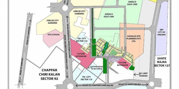 locationPlan of Signature Lake City