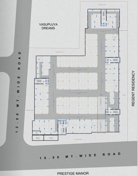 Block A, B, C, D & E Cluster Plan For Basement supremus Block A, B, C, D & E Cluster Plan For Basement