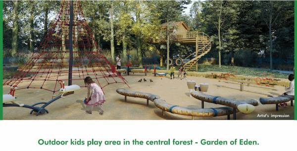 Children's play area amenities of Lodha Woods Tower 6