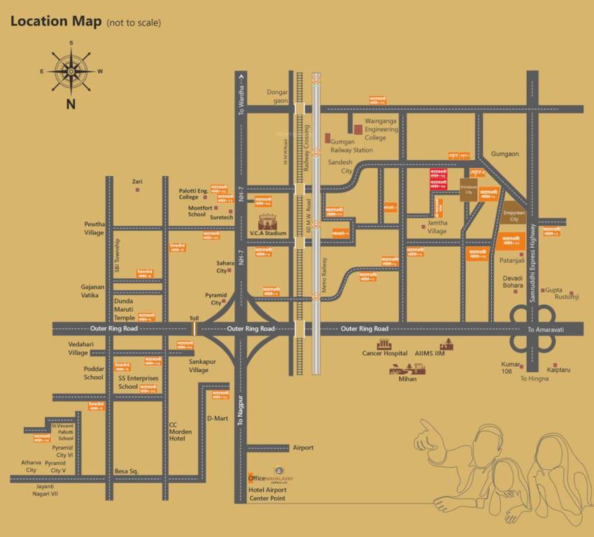 mahalaxmi nagar 24 sector 3 Location Plan