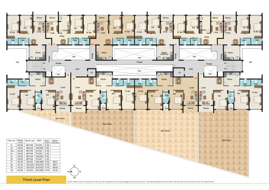  sapana grandeur Sapana Grandeur Cluster Plan