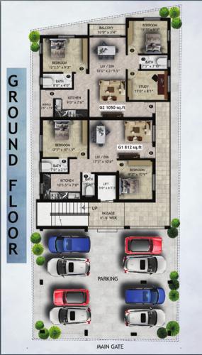  vivaan Viva Vivaan Cluster Plan for ground Floor