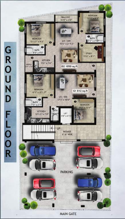  vivaan Viva Vivaan Cluster Plan for ground Floor