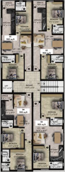  velar Velar Cluster Plan For 2nd Floor