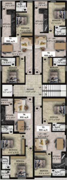  velar Velar Cluster Plan For 3rd Floor
