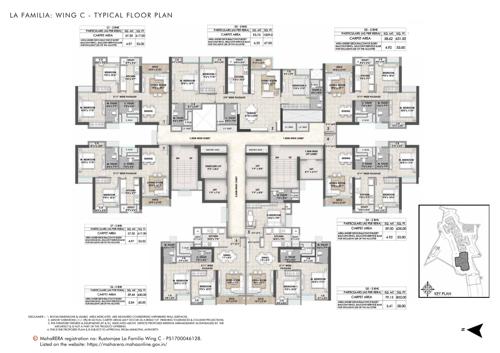  la-familia-wing-c La Familia Wing C Cluster Plan