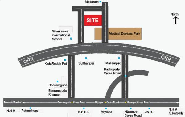  jagadamba-enclave Location Plan