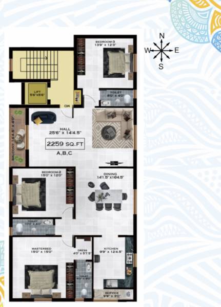  sun-shine Sun Shine Cluster Plan