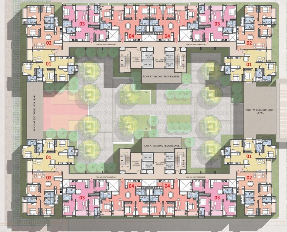  aspera Wing A Cluster Plan for 2nd Floor