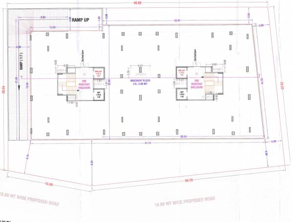 karunesh-homes A And B Basement Cluster Plan