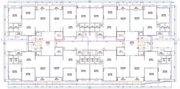  karunesh-homes A And B Typical Cluster Plan