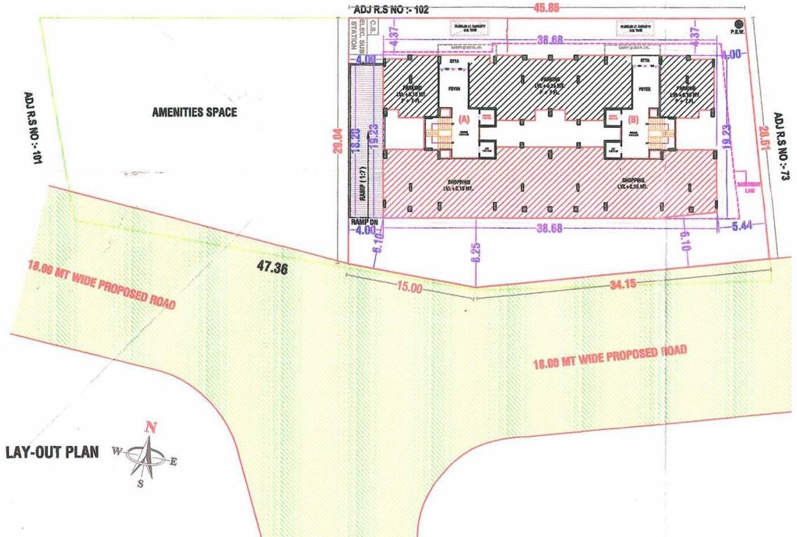 karunesh homes Layout Plan