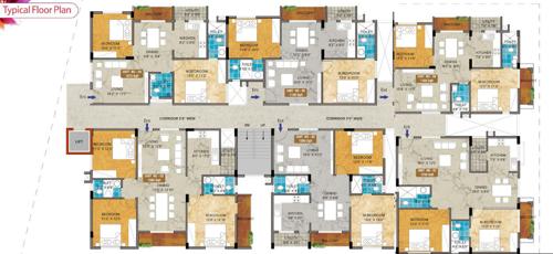 sai-murari-homes Sai Murari Homes Cluster Plan For Typical Floor