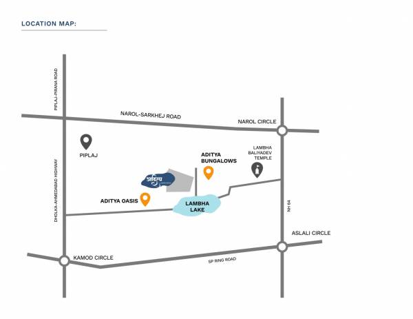  aditya-lakeview-bungalows Location Plan
