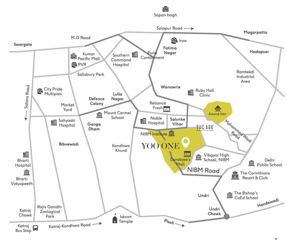  yoo one phase i Location Plan