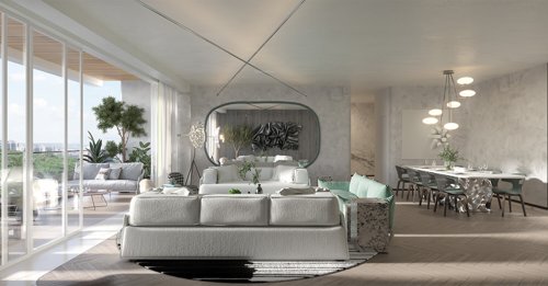  yoo-one-phase-i Living Area