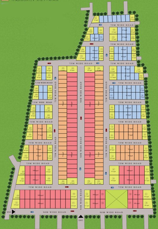 luxury homes Layout Plan