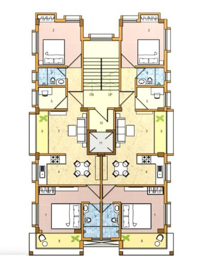  pather-seshe-co-operative Pather Seshe Co Operative Cluster Plan from 1st to 4th Floor