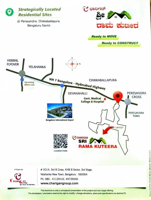  sri rama kuteera Location Plan