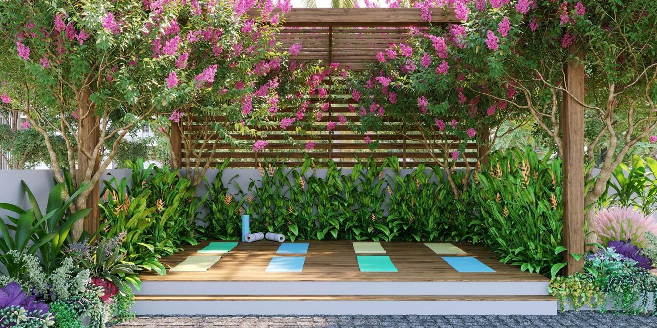  palm heaven Yoga/ Meditation Area