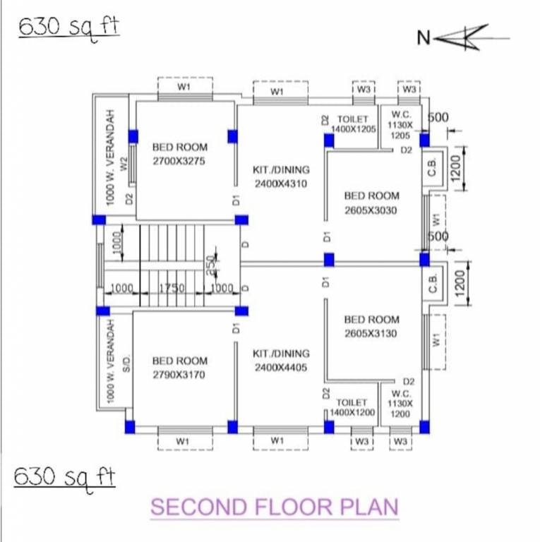  bonolata Bonolata Cluster Plan for 2nd Floor
