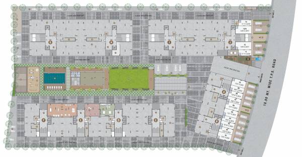  footprints A To J Ground Cluster Plan