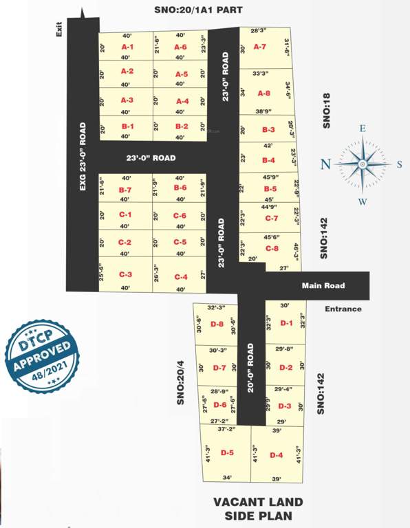  marvel lands Layout Plan