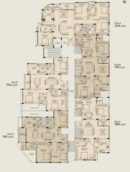  arcus Arcus Cluster Plan for 1st Floor