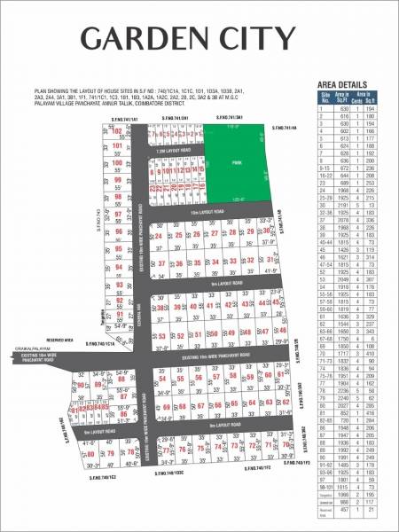  garden-city Layout Plan