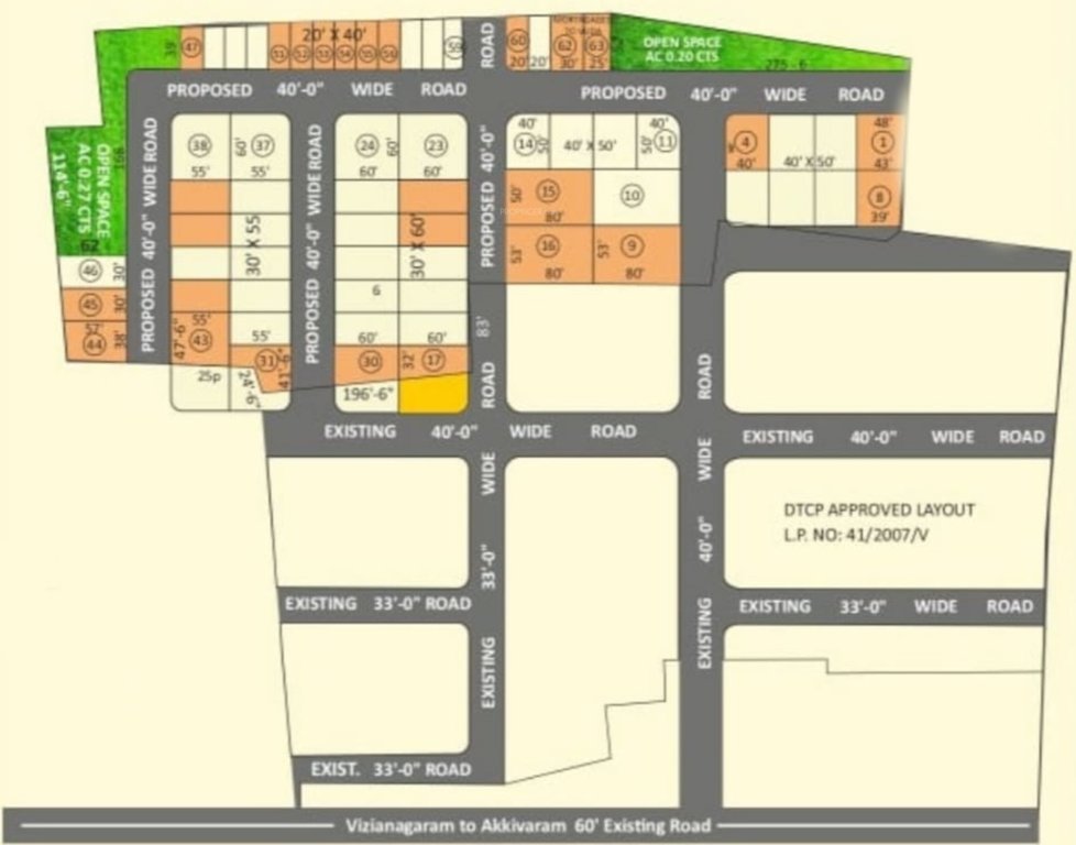  sri vishnu nagar Layout Plan