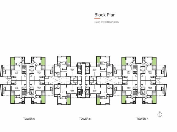 Tower 5 Cluster Plan in-that-quiet-earth-phase-2b Tower 5 Cluster Plan