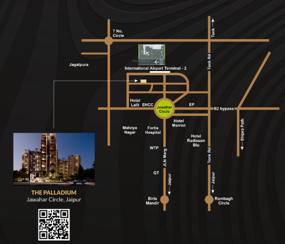  the palladium Location Plan