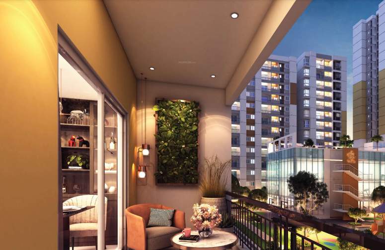  maple sky residences at navin s starwood towers Balcony