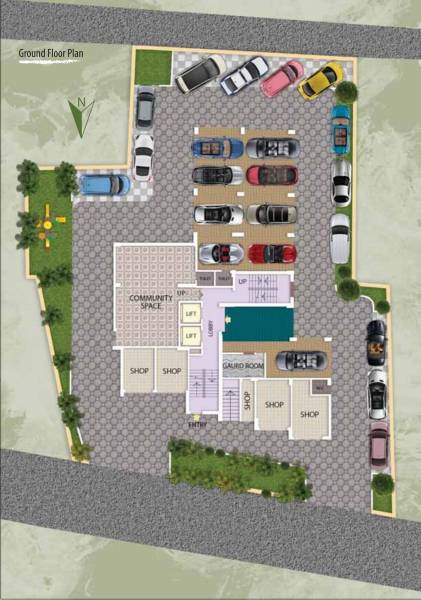  gagan Cluster Plan for ground Floor