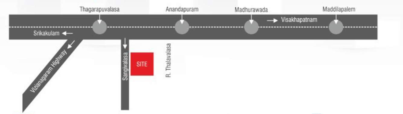  virat estates Location Plan