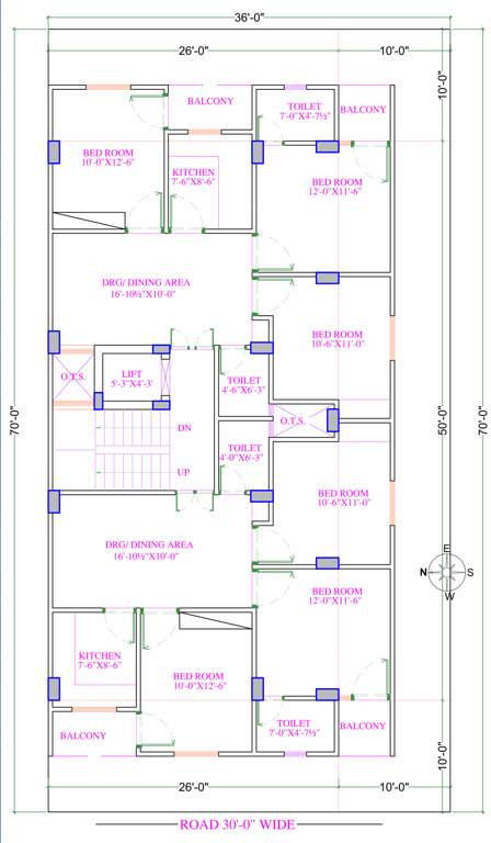  shri krishna prime Shri Krishna Prime 1 And 2 Cluster Plan For Typical Floor