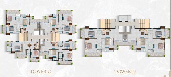  life-and-joy Tower - B Cluster Plan