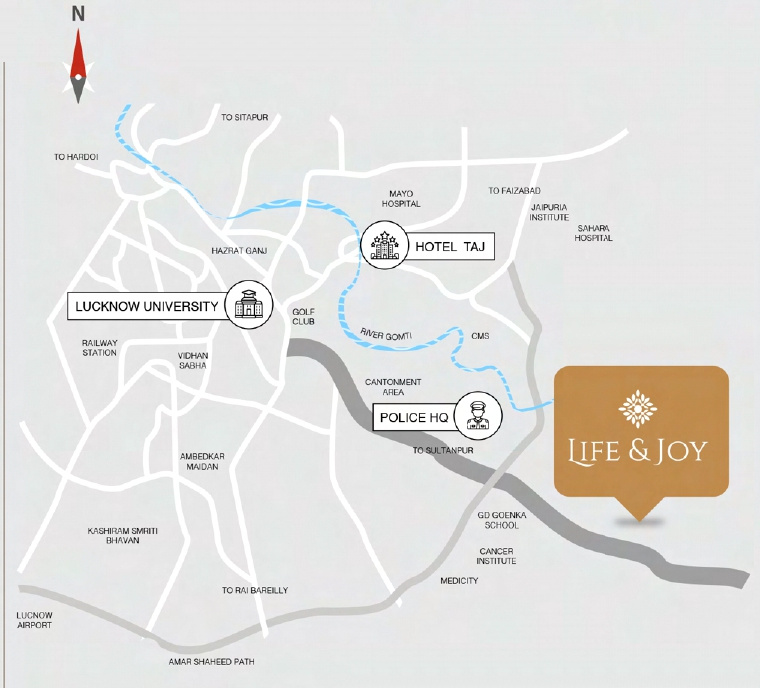  life and joy Location Plan
