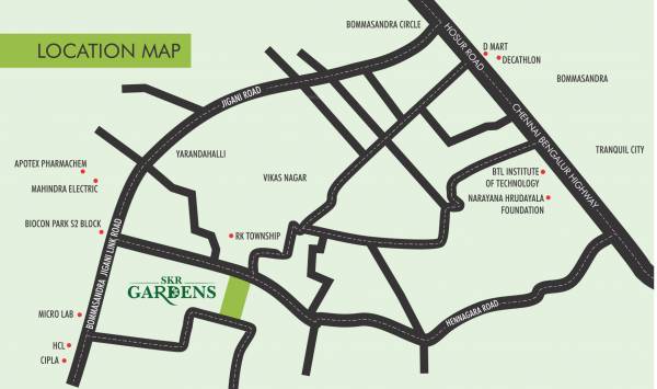  gardens Location Plan