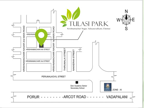  tulasi-park Location Plan