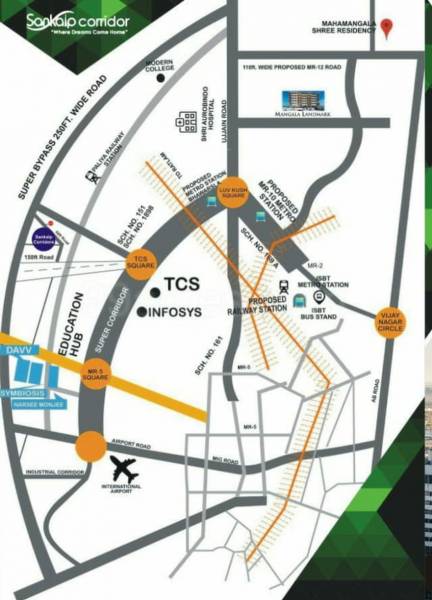 Location Plan sankalp-corridor Location Plan