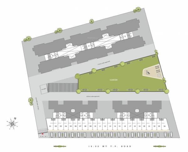  shree-siddheshwar-highwing Block  A,B,C,D,E,F,G Cluster Plan