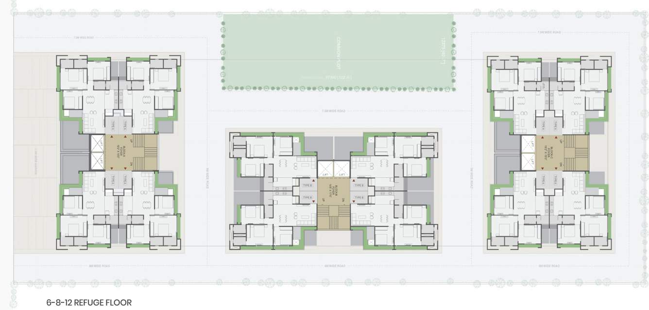  alaya belmonte Block A, Block B And Block C  Cluster Plan from 6th, 8th And 12th Floor