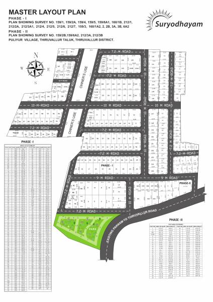  suryodhayam Layout Plan